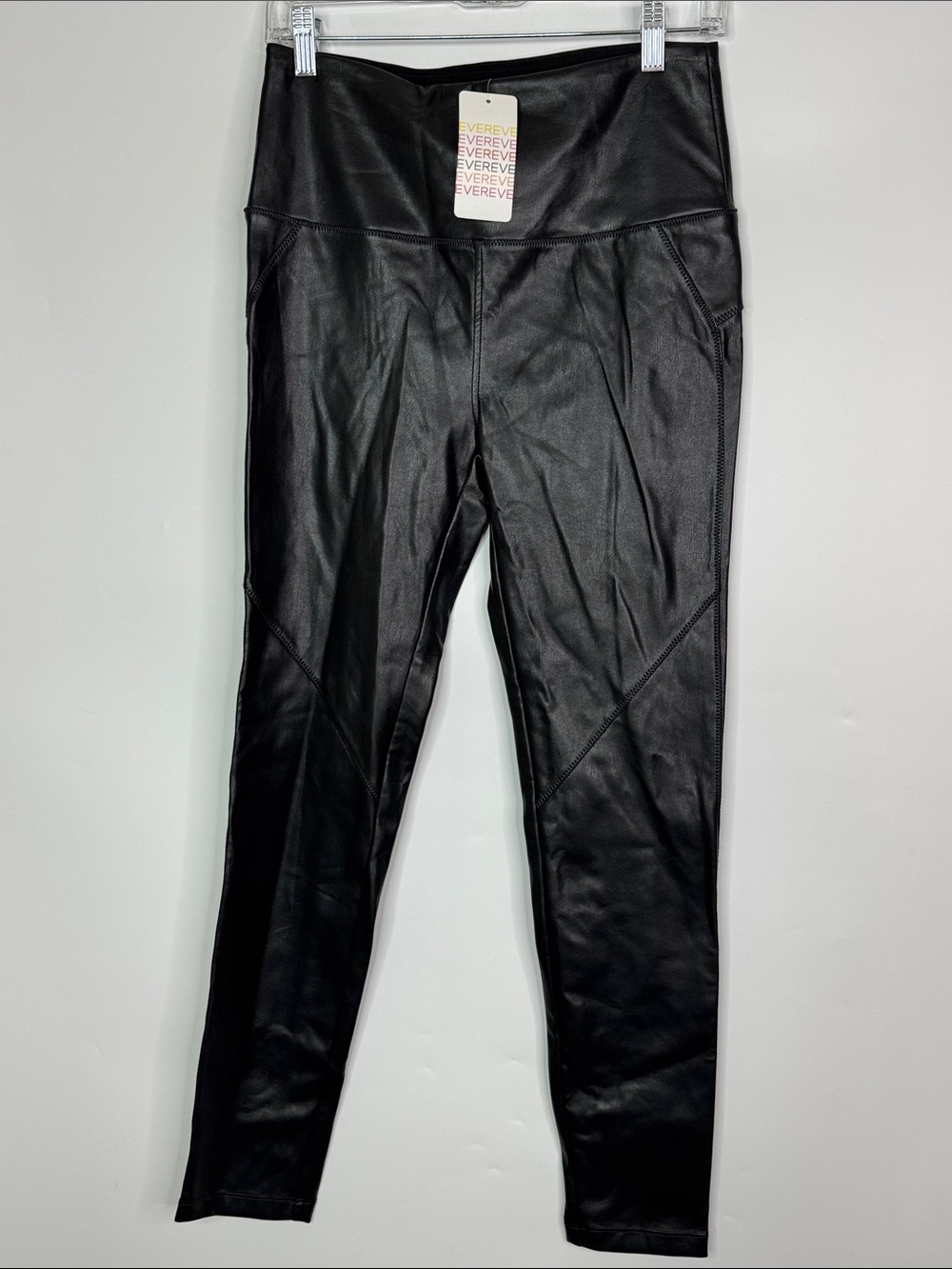 David Lerner Evereve Bergen Black Vegan Legging Size Small NWT